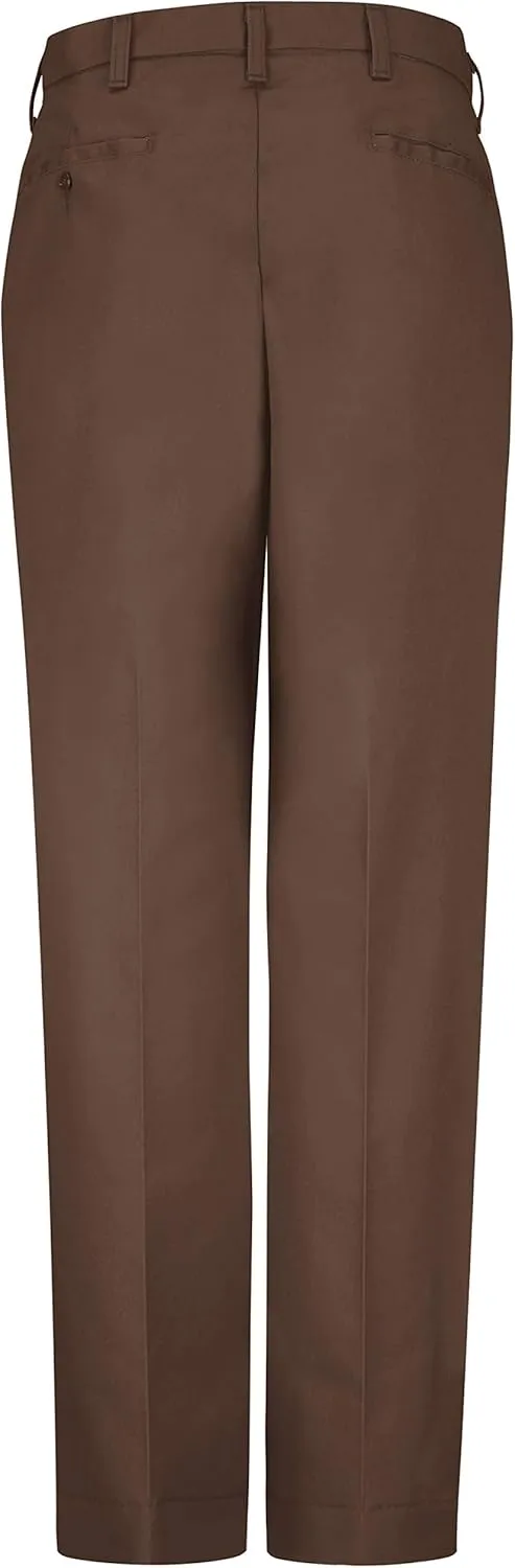 Red Kap Men's Wrinkle-Free Regular Fit Twill Blend Work Pants