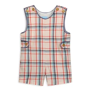 Side Tab John John -- Baker Plaid