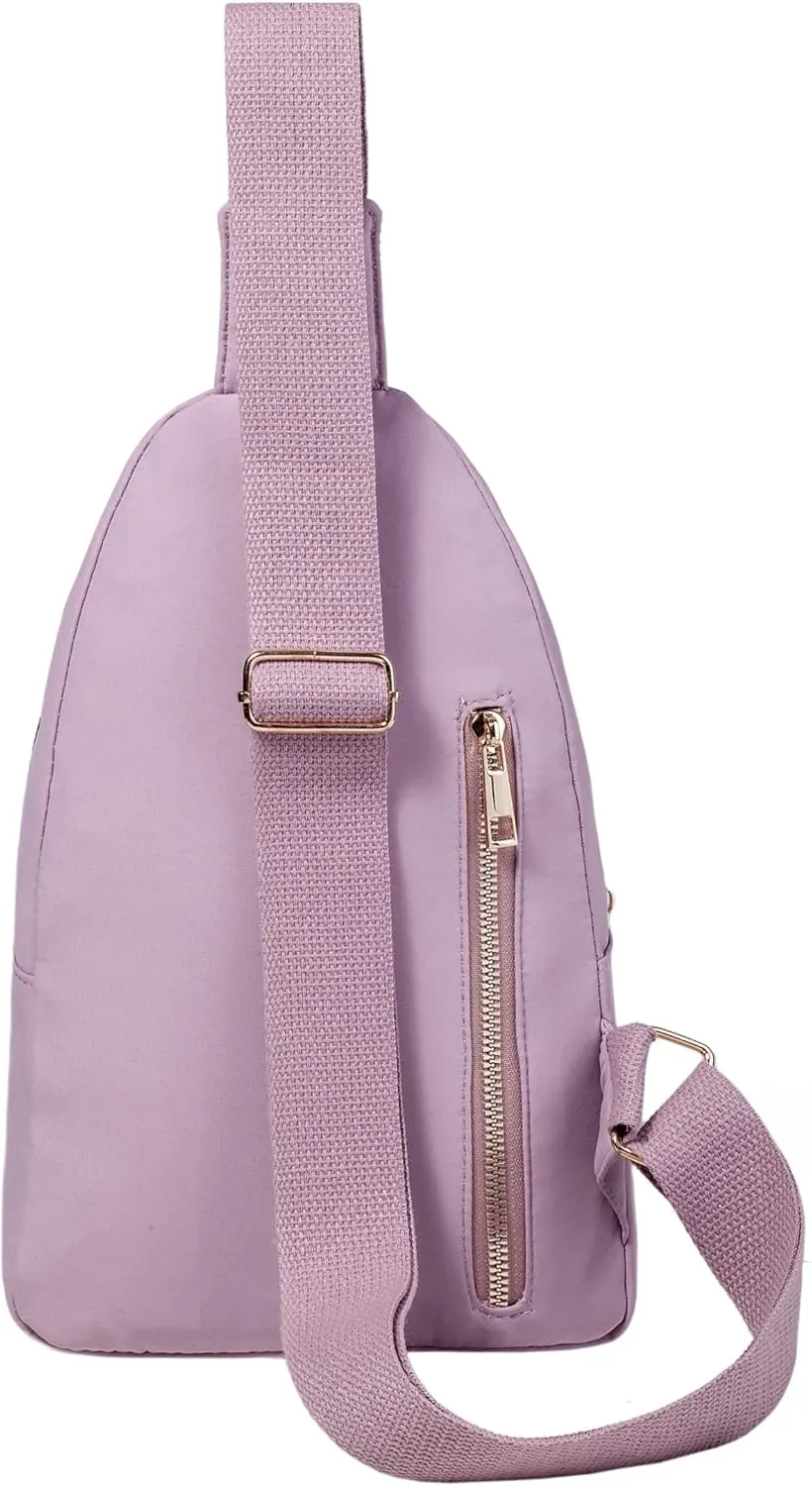 Small Sling Backpack Crossbody Sling Bag for Women, Chest Bag Daypack Crossbody Bag for Sport Travel Hiking Running