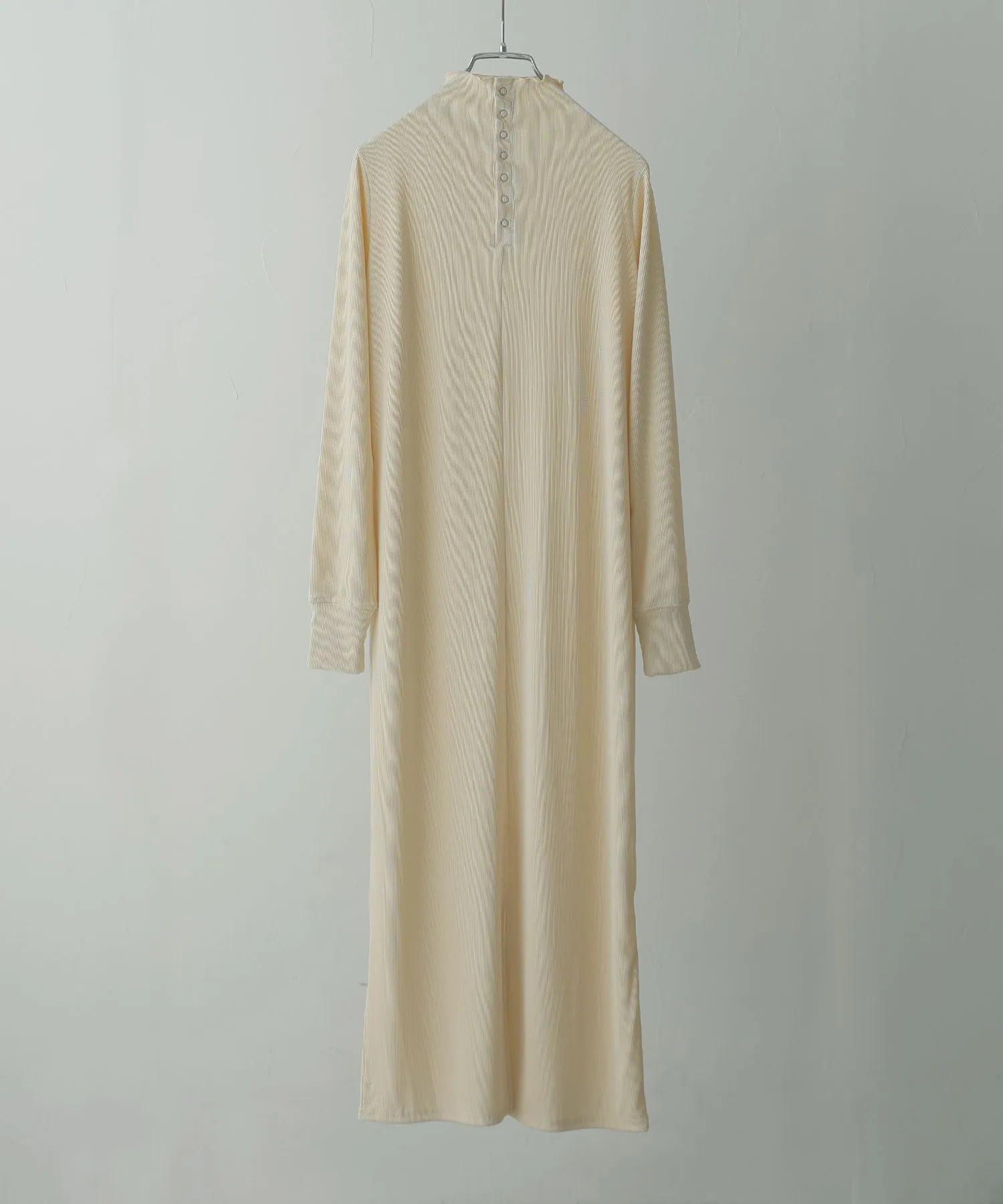 Snap button high neck rib OP
