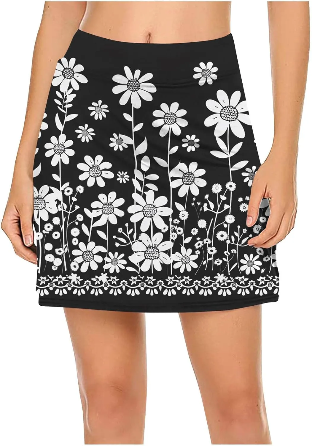 TANGNADE Skorts for Women Dressy Casual Skirt Athletic Inner Shorts for Running Tennis Golf Comfy Workout Sports Outfits