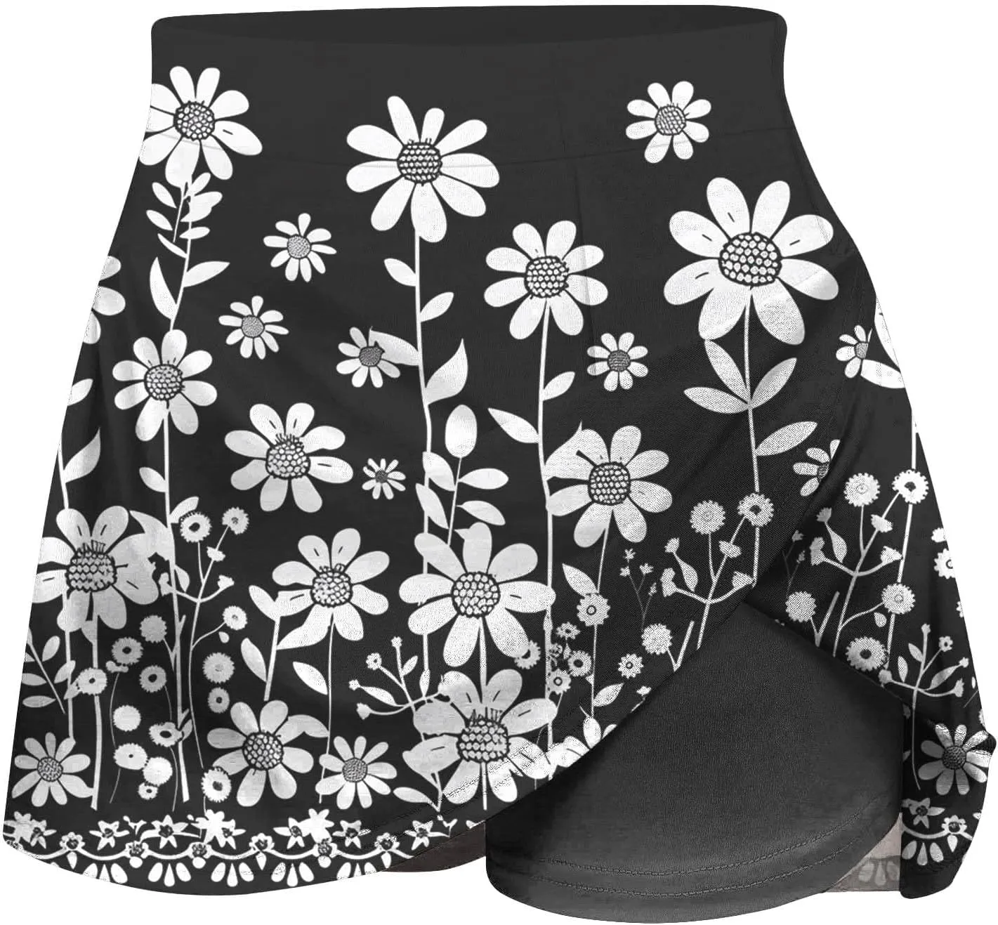 TANGNADE Skorts for Women Dressy Casual Skirt Athletic Inner Shorts for Running Tennis Golf Comfy Workout Sports Outfits