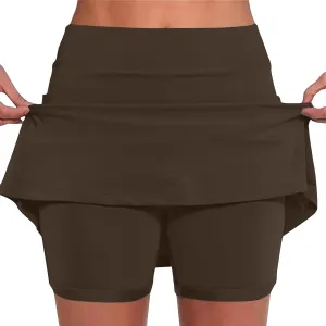 TANGNADE Women Skorts for Summer Lightweight Skirt Athletic Inner Shorts for Running Tennis Golf Workout Sports Outfits