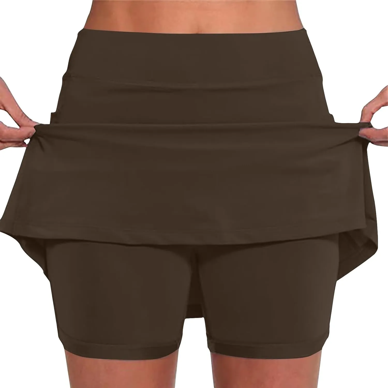TANGNADE Women Skorts for Summer Lightweight Skirt Athletic Inner Shorts for Running Tennis Golf Workout Sports Outfits