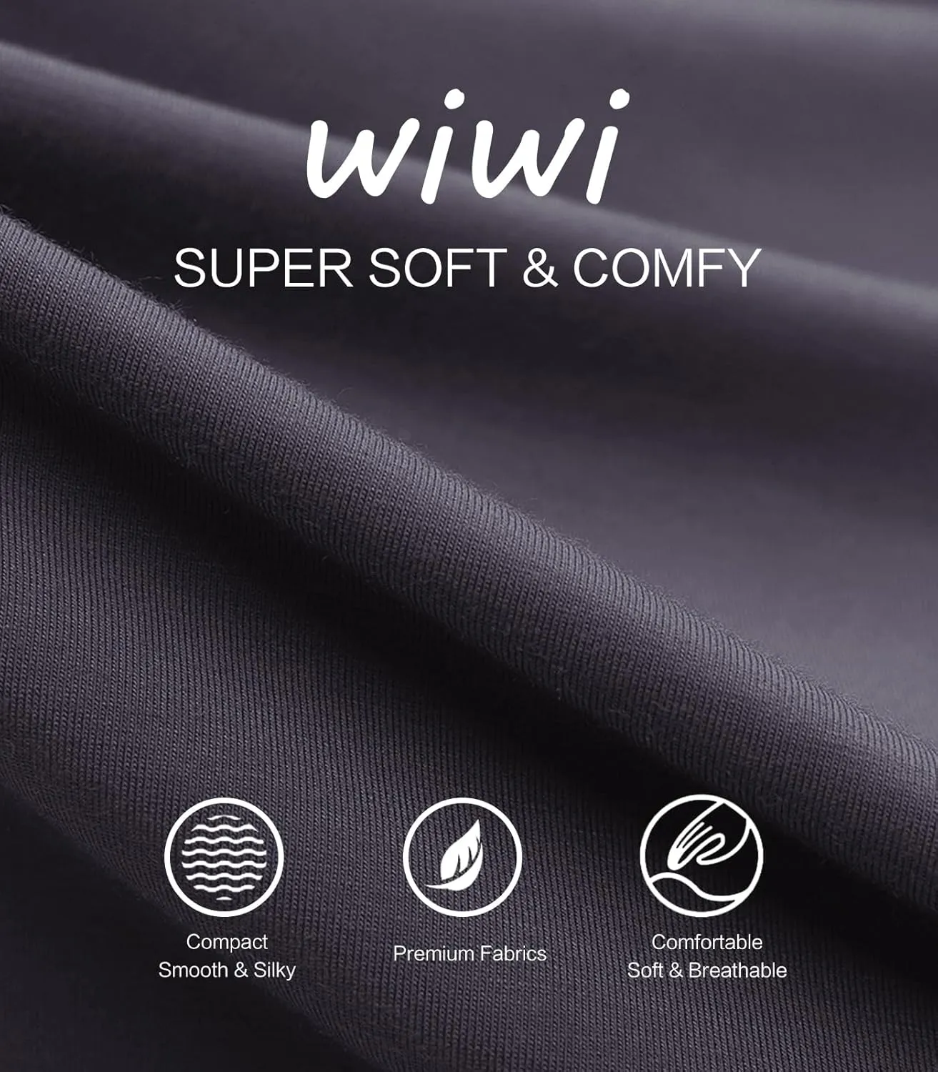 WiWi Viscose from Bamboo Mens Pajama Pants Jogger Bottoms Sleep Pant with Pockets Sweatpants S-XXL