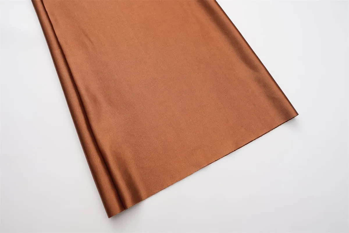 Women Satin Wide Leg Dress Pants Silk Casual Dressy Long Flowy Pants Elastic High Waisted Trousers
