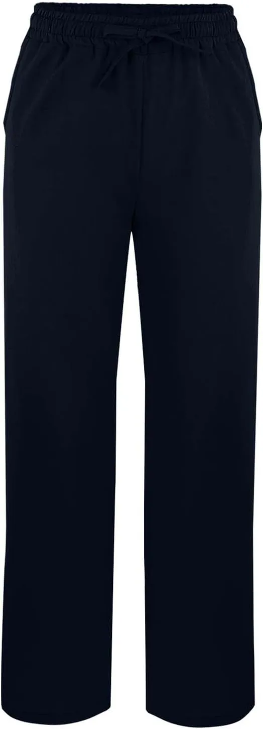 Womens Capris Linen Pants High Waist Drawstring Comfy Casual Pants Lounge Lightweight Loose Trousers with Pockets