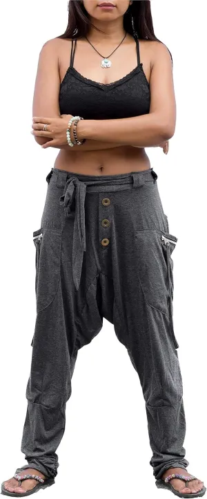 Women's Harem Loose Yoga Travel Lounge Pants with Pockets Casual Boho