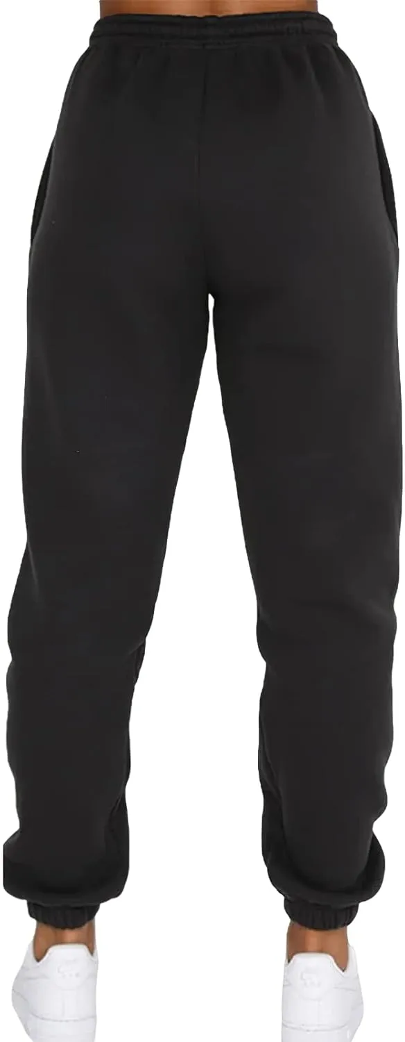 Women's Pullover Tracksuit Fleece Sweatshirt Jogging Pants 2 Pieces Sweatsuits