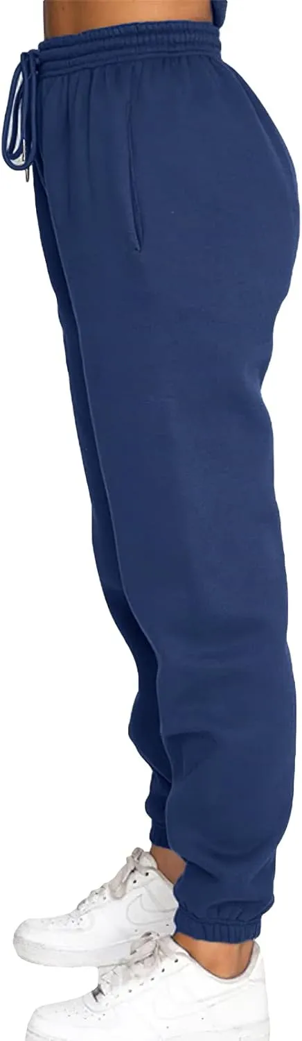 Women's Pullover Tracksuit Fleece Sweatshirt Jogging Pants 2 Pieces Sweatsuits