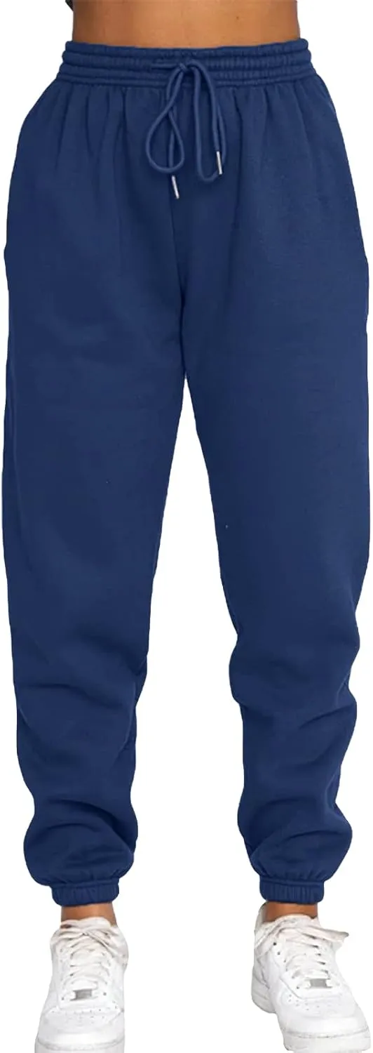 Women's Pullover Tracksuit Fleece Sweatshirt Jogging Pants 2 Pieces Sweatsuits
