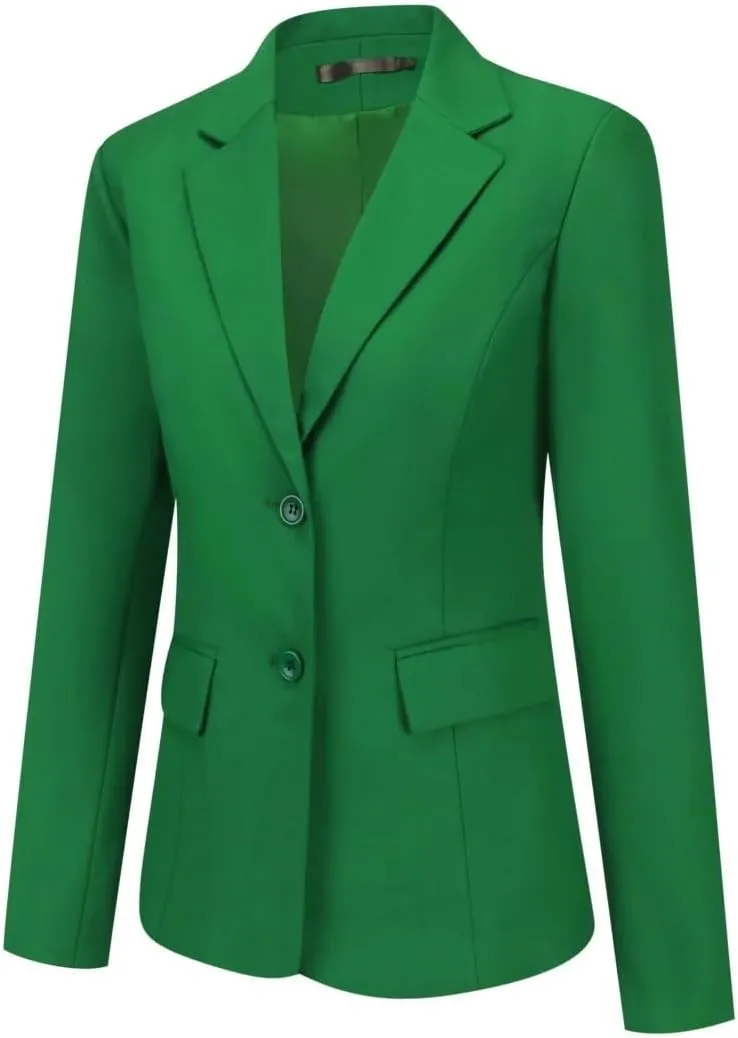 YUNCLOS Women's 2 Pieces Office Suit Set Long Sleeve Blazer Jacket and Suit Pants